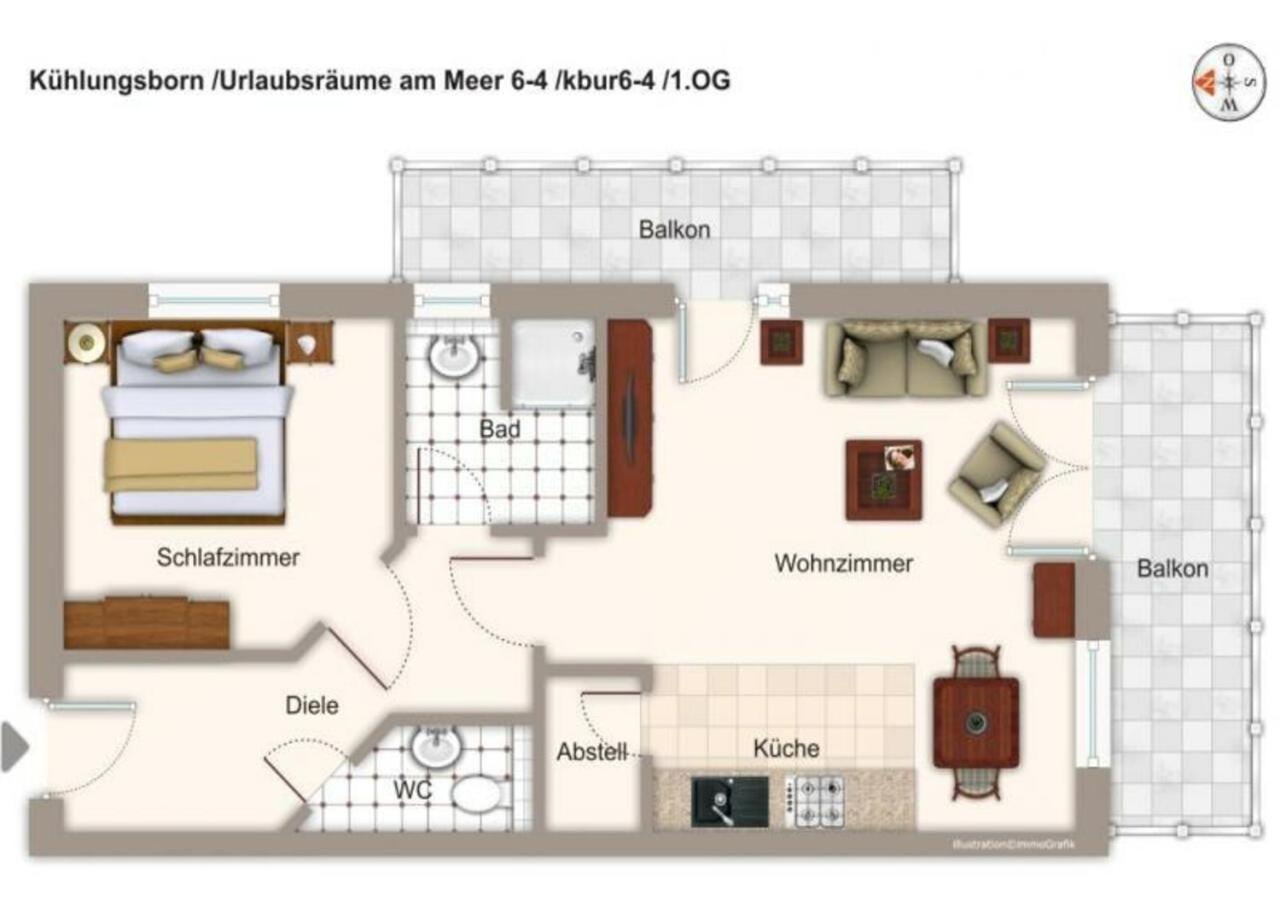 Urlaubstraeume Am Meer Ostseebad Kühlungsborn Exteriör bild